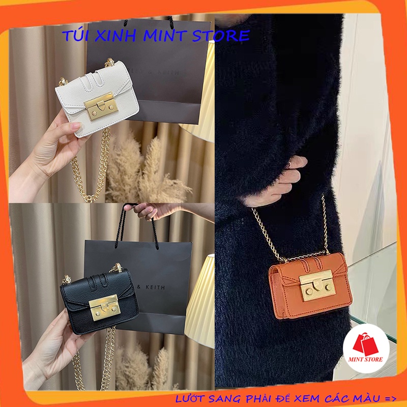 Túi đeo chéo mini, túi đeo vai nữ nhỏ đẹp dễ thương đi chơi sang chảnh PK 381