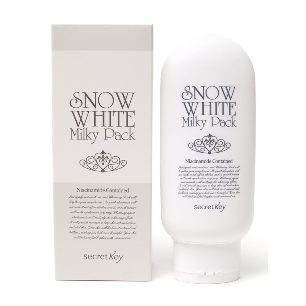 Kem Ủ Trắng SECRET KEY SNOW WHITE Milky Pack dưỡng da trắng mịn 200g | BigBuy360 - bigbuy360.vn