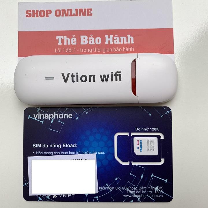 Hàng chuẩn (giá siêu rẻ )USB PHÁT WIFI 3G VTION VT5S TỐC ĐỘ CAO 7,2MB , THIẾT KẾ NHỎ GỌN , KẾT NỐI ĐA THIẾT BỊ