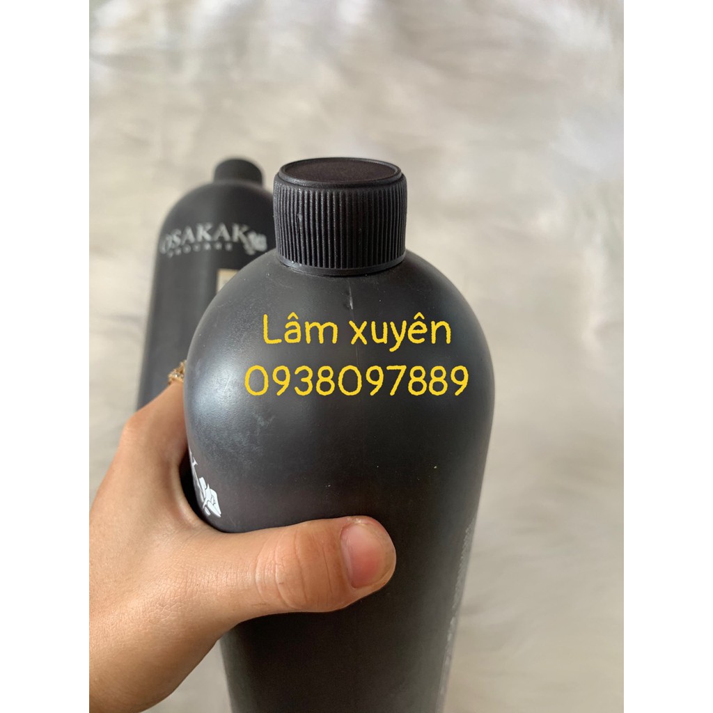 Thuốc uốn lạnh Osakak Organic 1000mlGIÁ RẺhương thơm, lhoong mùi hôi siêu dưỡng chai đen, hàng đẵng cấp, chuyên nghiệp