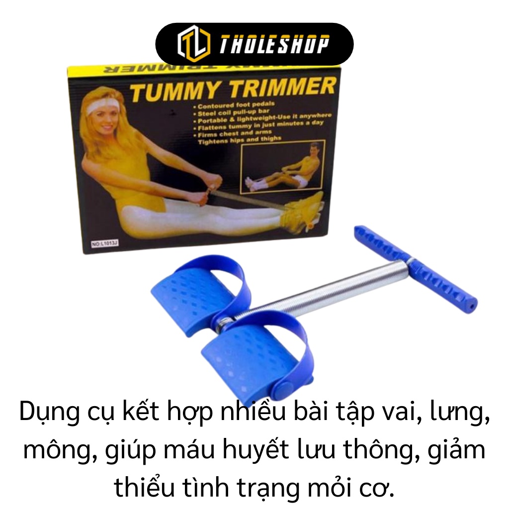 Dụng Cụ Tập Thể Dục Dây Lò Xo Tummy Tremmer - Dây Tập Gym Cơ Bụng, Vai, Lưng, Mông 8888