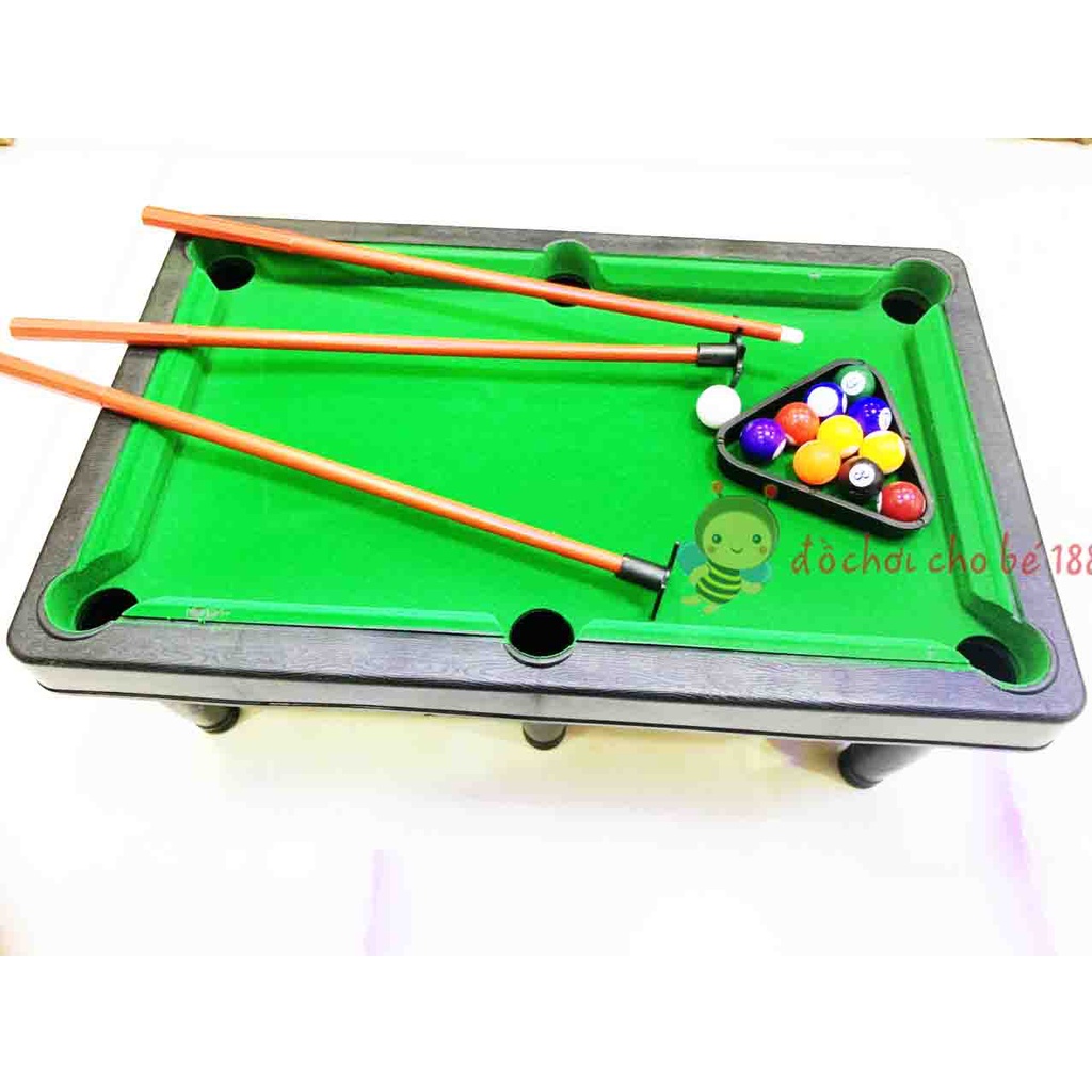 Bộ bàn bida mini ♥ Bàn billiards snooker mini đồ chơi giải trí dành cho bé