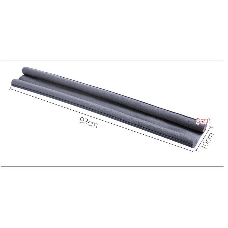 Đệm lót đáy cánh cửa chống va đập tiếng ồn chống bụi linh hoạt màu đen xám 95cm