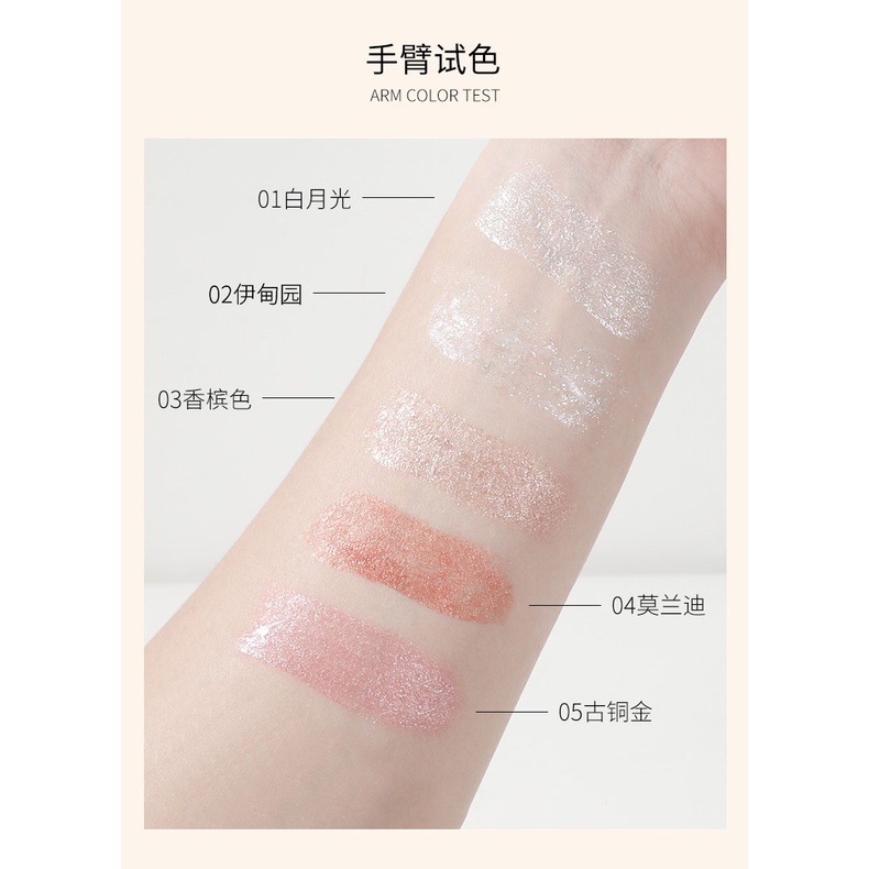 Phấn Mắt Dạng Lỏng Màu Sắc Long Lanh Chống Nước Làm Sáng Da