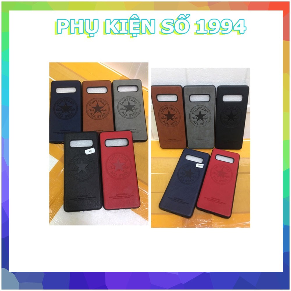 Ốp Lưng Giả Da Converse Samsung S10/S10plus