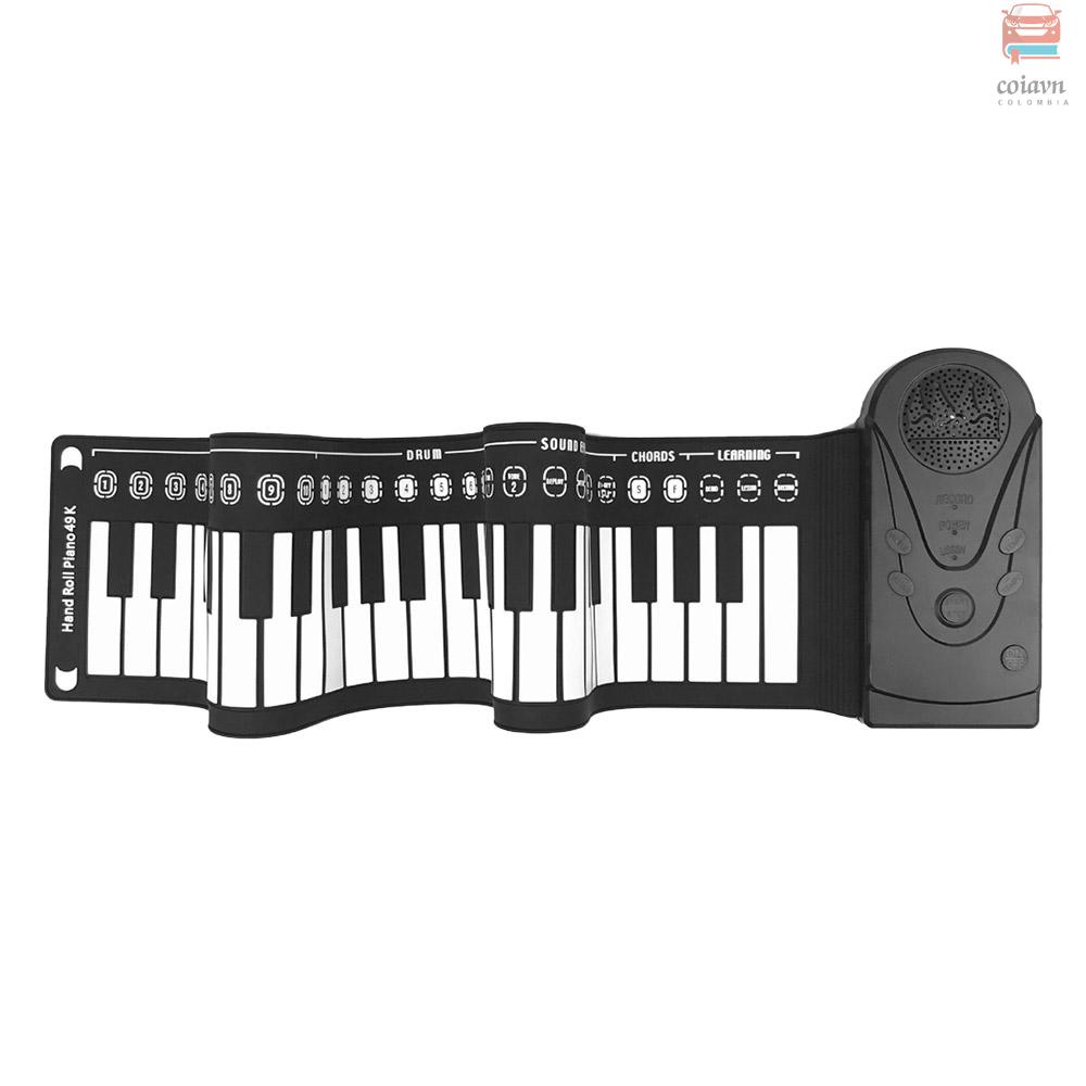 Đàn Piano Cuộn 49 Phím Có Thể Gấp Gọn Tiện Lợi Dành Cho Trẻ Em / Người Lớn / Người Mới Bắt Đầu
