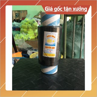Chỉ tơ vắt sổ ống 0,5kg-màu đen HT