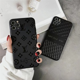 Ốp Điện Thoại TPU Mềm Dập Nổi Họa Tiết Dior / LV 3D Chống Nổ Chống Sốc Cho iPhone12 1187Plus XXSMaxxr
