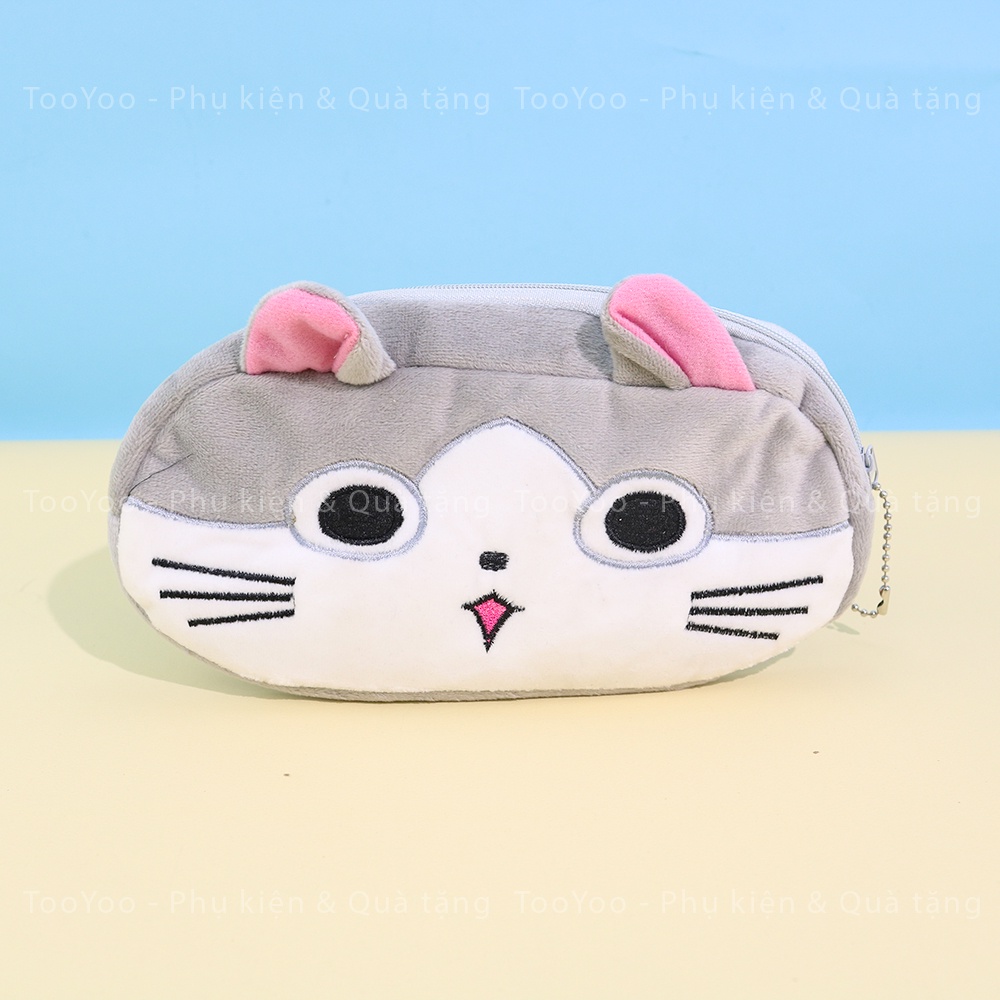 Hộp bút, bóp viết vải lông nhiều mẫu dễ thương cute TooYoo BK00487