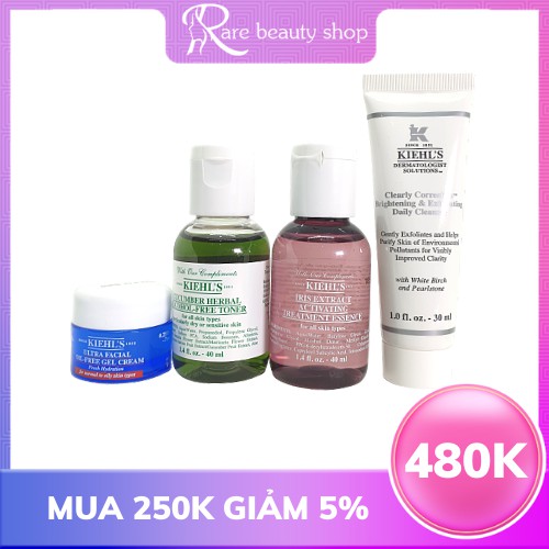 (Duty free) Set Kiehl's mini size duty chuẩn (số 15)