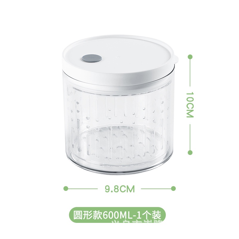 Hộp Đựng Thực Phẩm Hai Tầng Trong Suốt Có Nắp Đậy Tiện Dụng Cho Nhà Bếp