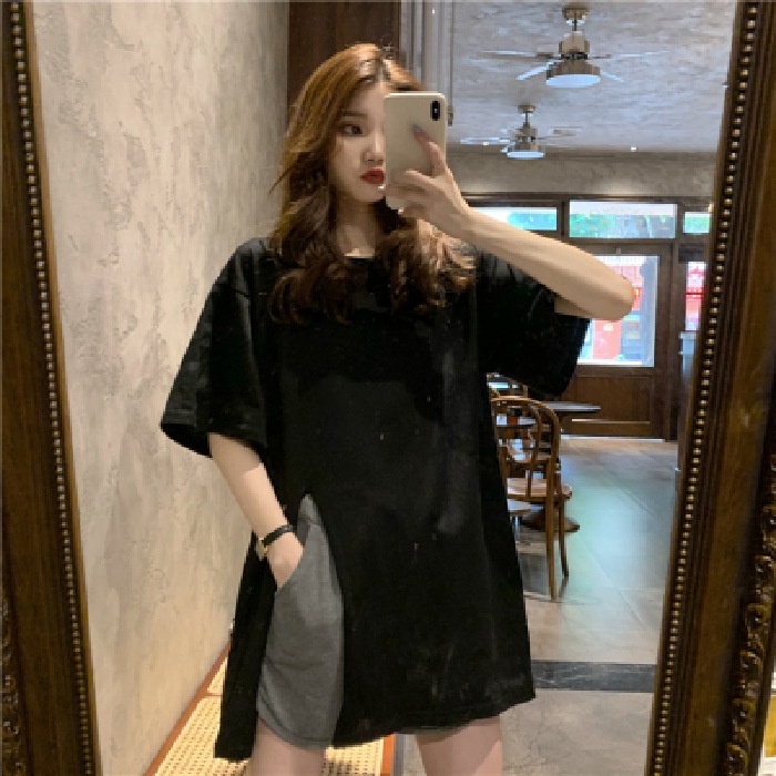 Áo Thun Xẻ Tà Dáng Dài JL-TX-377