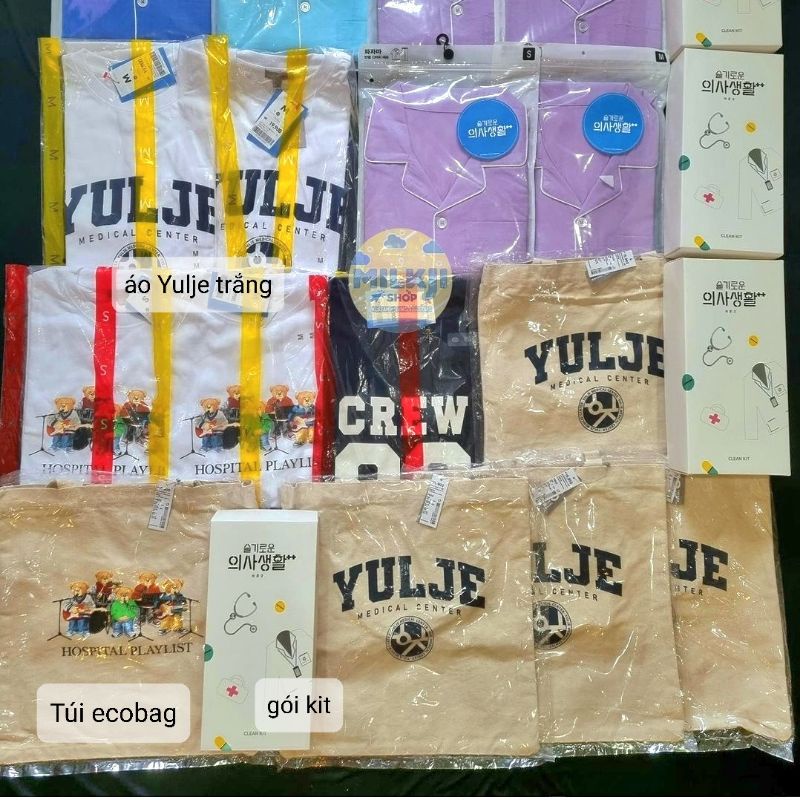 Áo Yulje + túi eco bag Spao phim Hospital Playlist