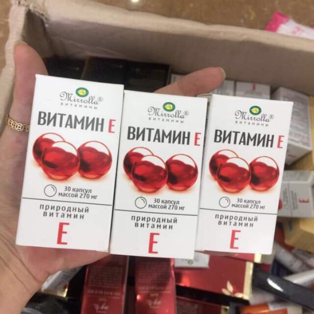 Vitamin E đỏ Nga 30 viên( siêu hot)