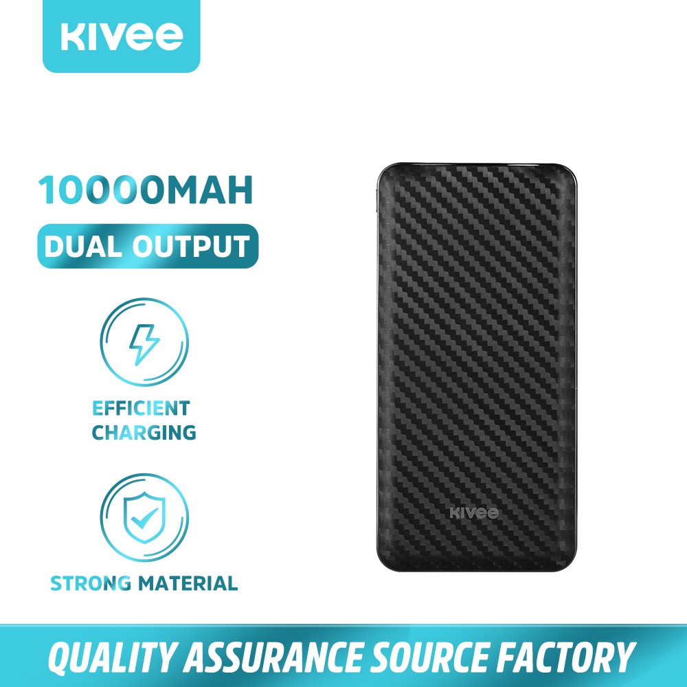 Kivee PT206D Pin dự phòng 10000mAh Sạc nhanh PD 18W sạc dự phòng