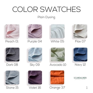 Vỏ gối Linen Pháp nhuộm miếng