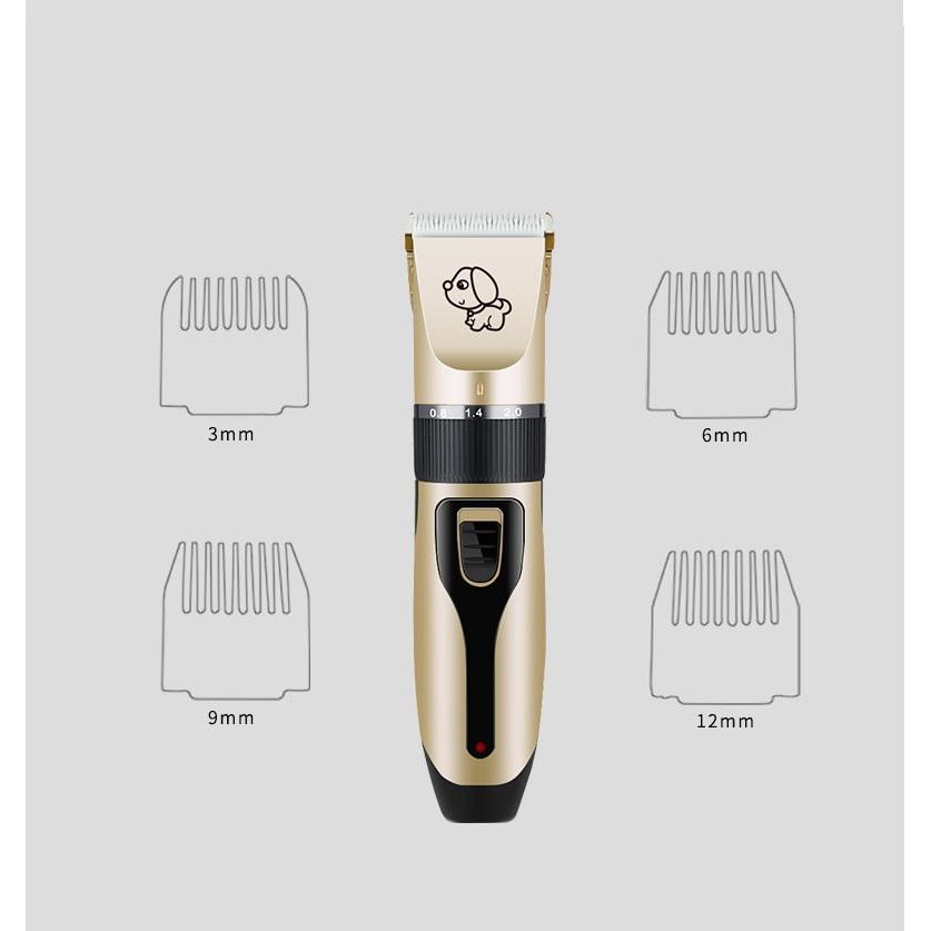 Tông đơ cắt tỉa lông thú cưng Hanpet USB6800 có cổng sạc USB tiện dụng (màu ngẫu nhiên)
