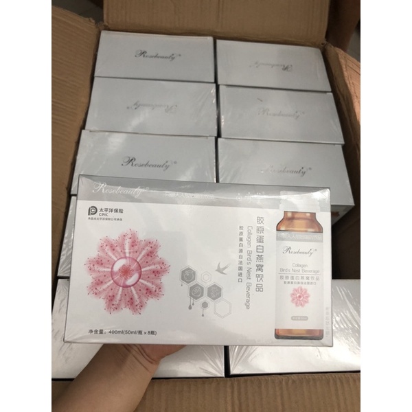 Collagen Yến và tinh dầu hoa anh thảo ROSEBEAUTY ( nội địa Trung)