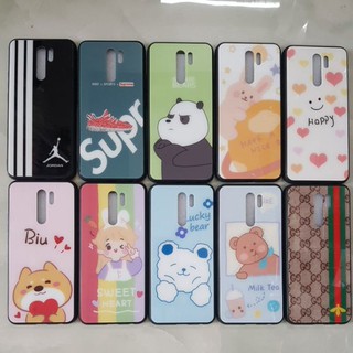 XIAOMI REDMI 9 - Ốp lưng nhựa kính cường lực in hình siêu cute
