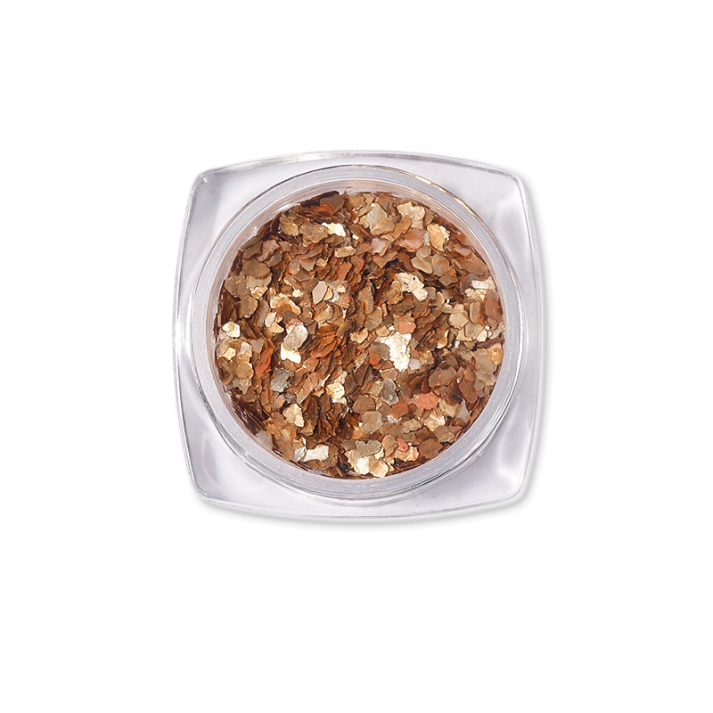 Miếng Dán Trang Trí Móng Tay Nghệ Thuật Bằng Kim Loại Đồng Siêu Mỏng Sáng Cao Màu Vàng Đồng