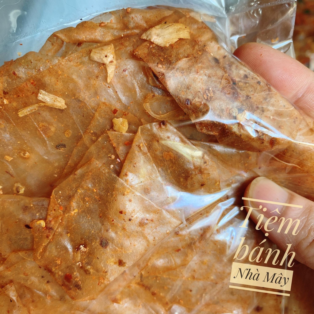 Bánh Tráng Muối Tỏi Xì Ke Siêu Cay Ăn Cực Ghiền Bịch 60G - Bánh Tráng xike nghệ sĩ
