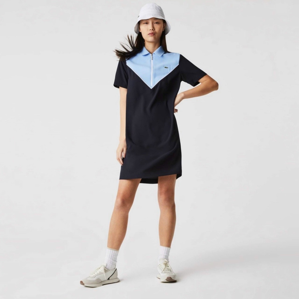 Đầm polo dáng rộng lacoste