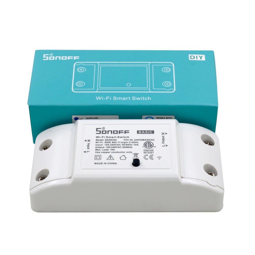 Sonoff Basic quốc tế,Công tắc wifi - Công tắc điều khiển từ xa qua mạng wifi cho Nhà thông minh