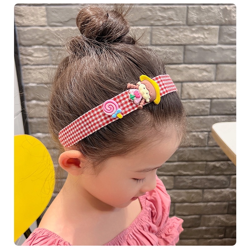 Bờm tóc cho bé gái băng đô dán tóc mái cố định chống gãy tóc phong cách Hàn Quốc dễ thương cho bé mã B02