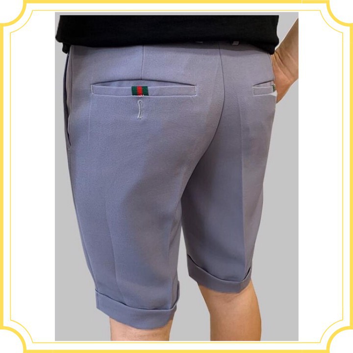 Quần short tây nam Hàn Quốc dáng côn, chất vải tuyết mưa cao cấp co giãn nhẹ (QSAT) | BigBuy360 - bigbuy360.vn