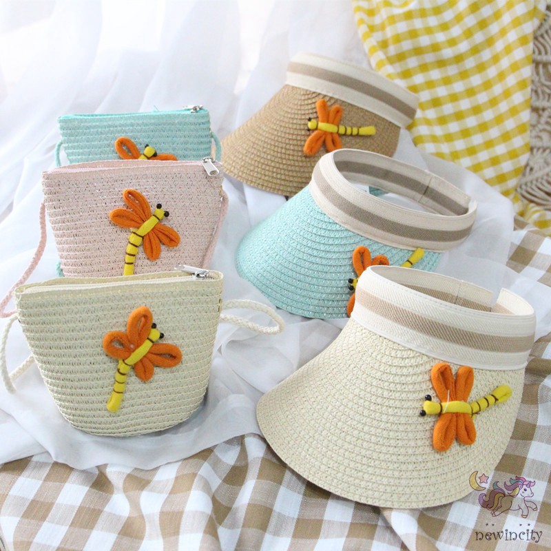 ✿ Korean Summer Girls Hat Summer Children Sunscreen Hat