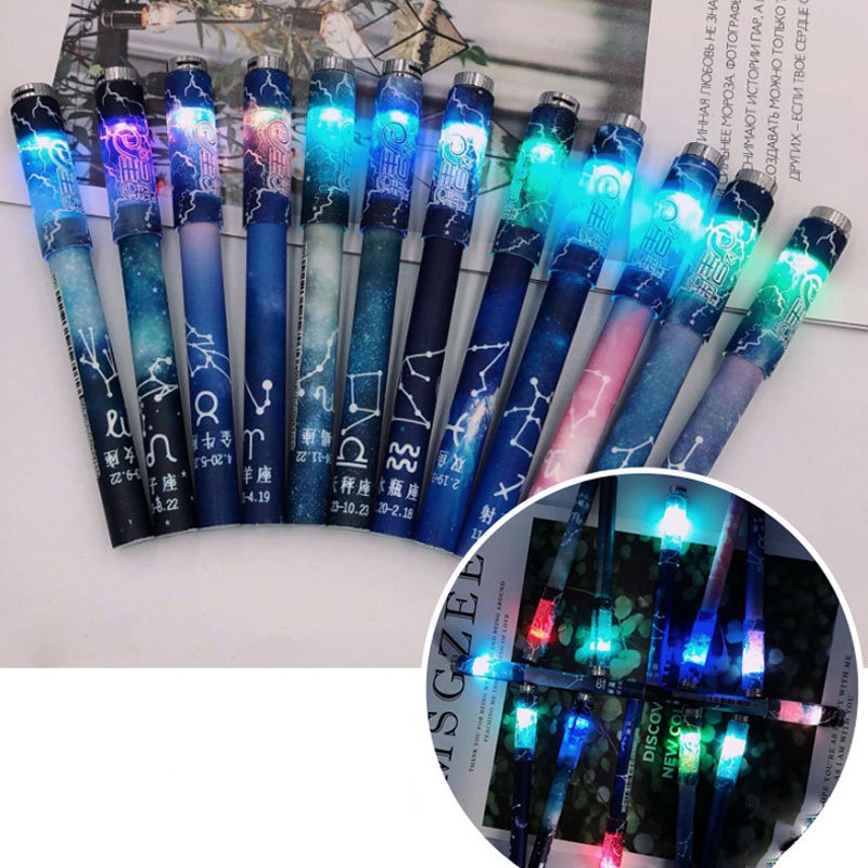 Bộ Đồ Chơi Bút Xoay Có Đèn LED Nhiều Màu Độc Đáo Cho Bé