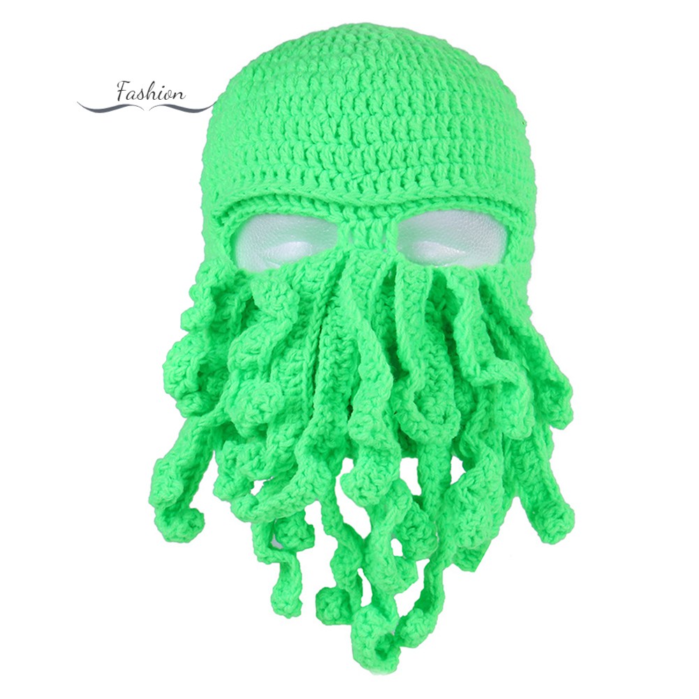 Mũ len hình bạch tuộc độc đáo cho người lớn