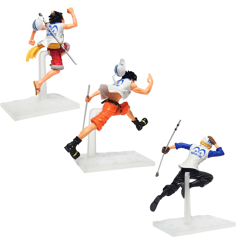 Mô Hình Nhân Vật Monkey D Luffy Portgas Ace Sabo Trong One Piece 18CM