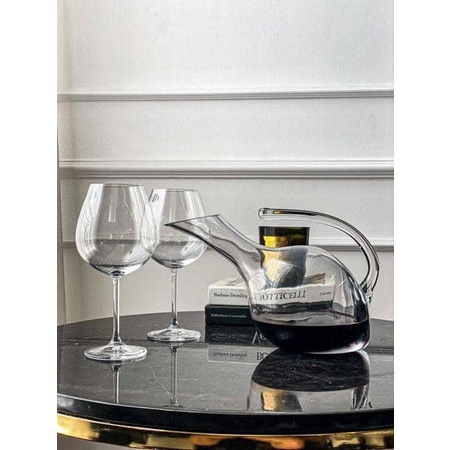 Set Bình Thở Kèm 6 Ly Pha Lê Bohemia (SX Séc)
