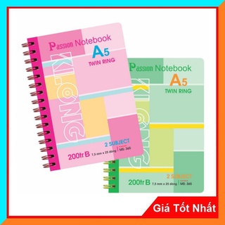 Sổ Lò Xo Kép A5 - 200 Trang Klong MS 365
