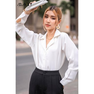 Áo sơ mi cổ vest danton shirt Maxy workshop