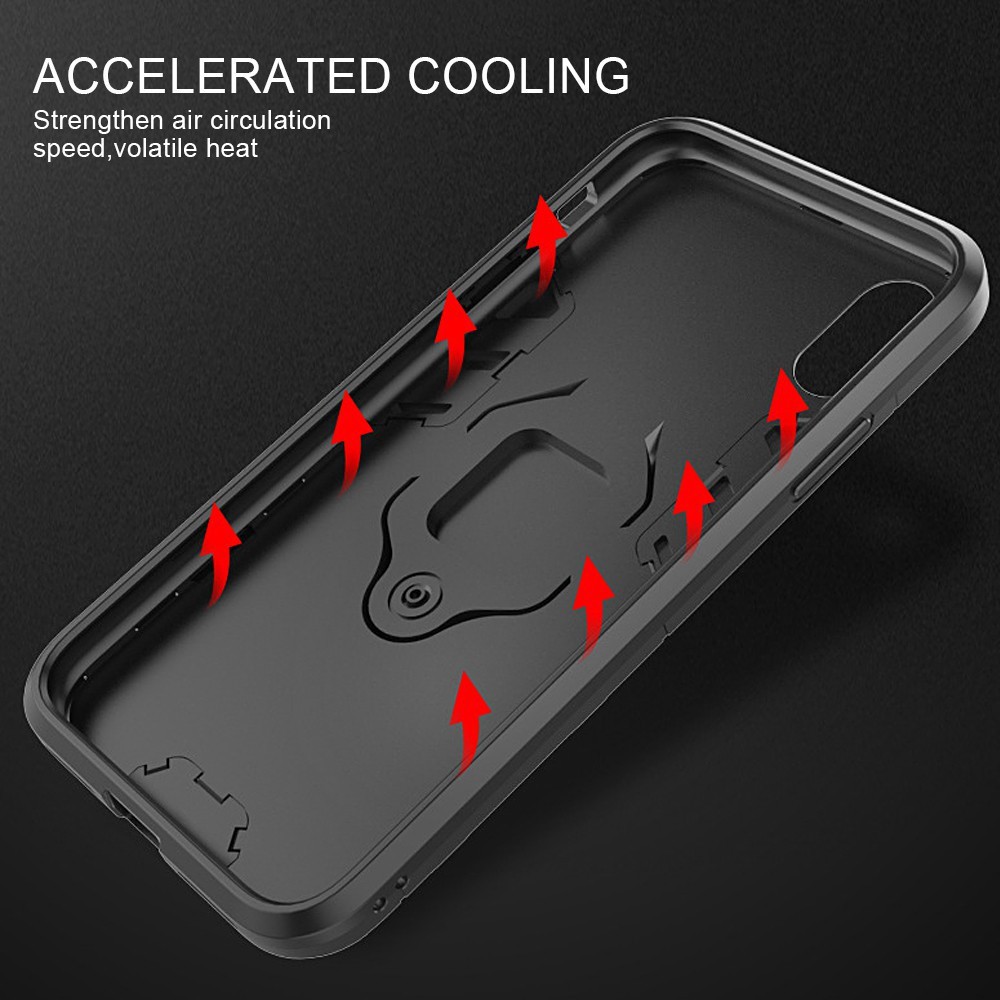 ốp lưng Giá đỡ tích hợp Vỏ bọc tương thích Cho OPPO A53S A54S A52 A53 A54 A57 A31 A32 A36 A39 A72 A92 A12S A16 A16S A17 A17K A16K A15 A9 A8 A7 A5S A3S Ốp từ tính cứng Case