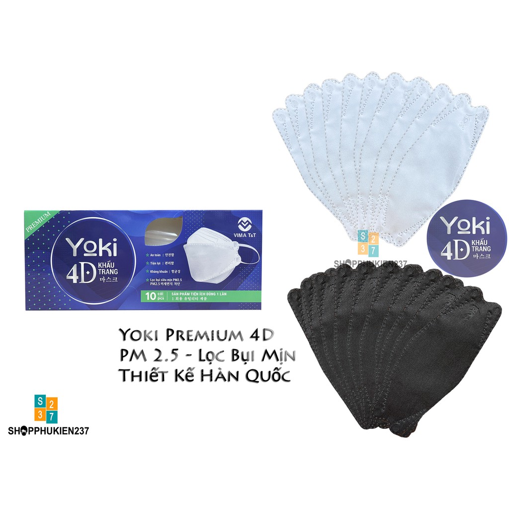 Khẩu trang 4D Yuki / Yoki 1 Bịch 6 Chiếc 4 Lớp Hàng Công Ty | BigBuy360 - bigbuy360.vn