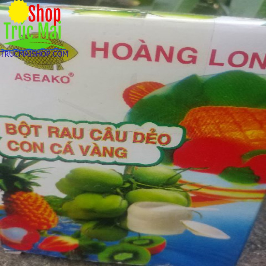 Bột rau câu dẻo con cá vàng nguyên liệu tự nấu thạch