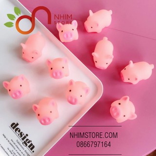 Combo 5 Heo Hồng Nhựa Bóp Kêu