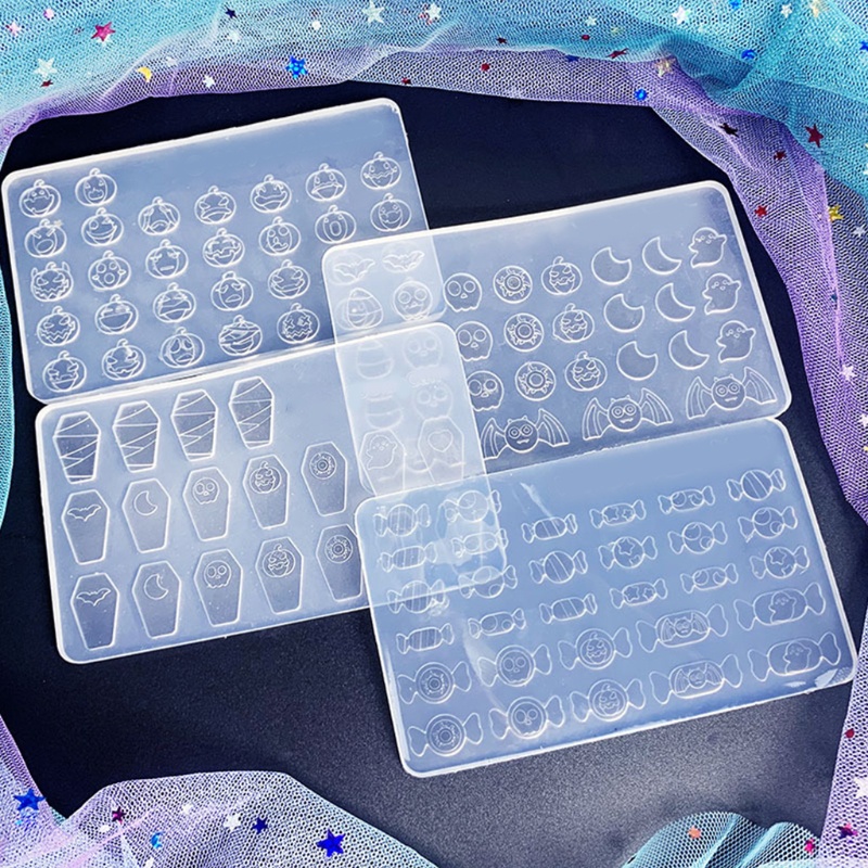 Khuôn Silicone Làm Bông Tai Phong Cách Halloween Độc Đáo