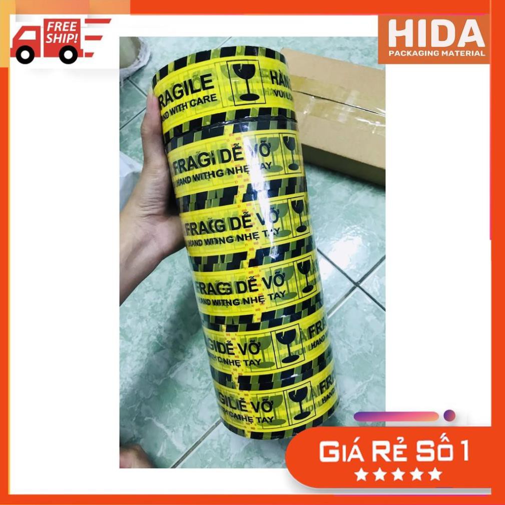 1 Cuộn Băng Keo In Chữ HÀNG DỄ VỠ-Băng Dính HiDa|Hàng Cao Cấp Giá Rẻ Shopee Freeship 50k Grab Now