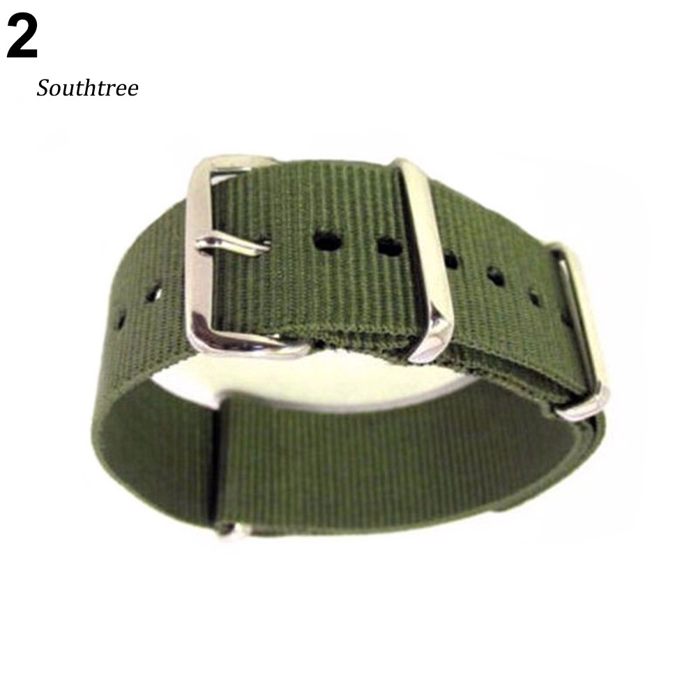 LYY_18mm/20mm Adjustable Durable Nylon Wrist Watch Band Strap Replacement Tool