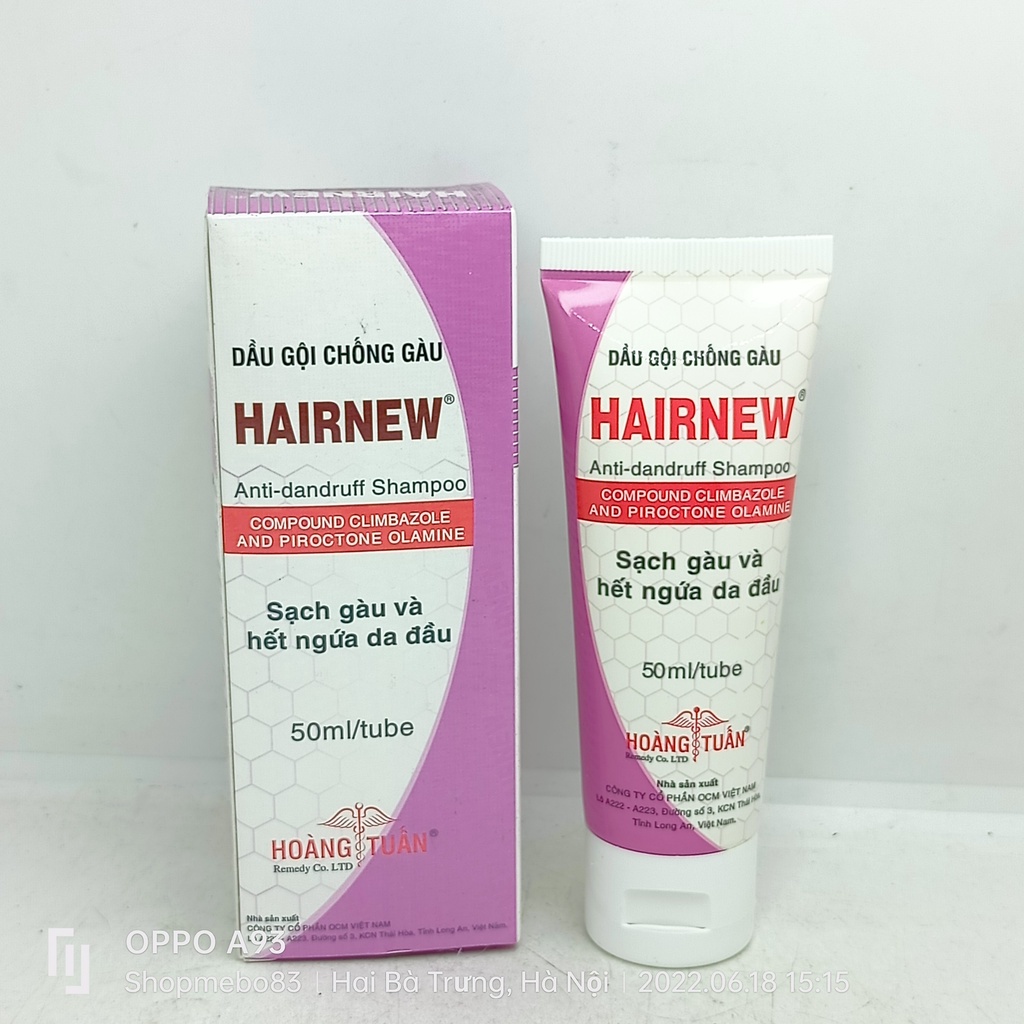 Dầu gội chống gàu Hainew tuýp 50ml