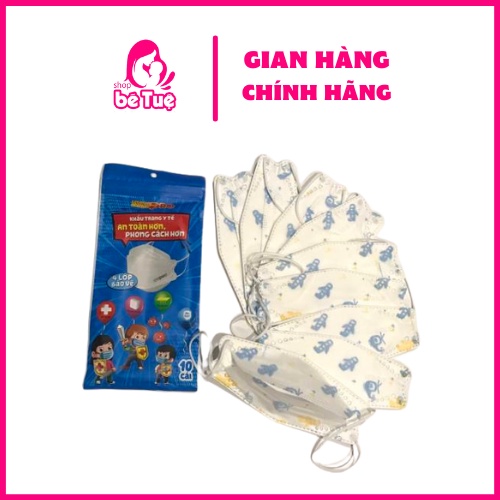 KHẨU TRANG 4D UMINO KIDS PRO/HOẠ TIẾT - 4LỚP KHÁNG KHUẨN - CÔNG NGHỆ HÀN QUỐC