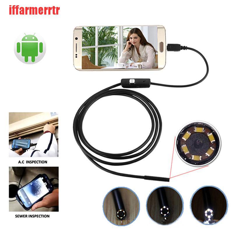Camera nội soi 7mm 1-10m Micro Usb + Usb Hd tiện dụng dành cho máy tính