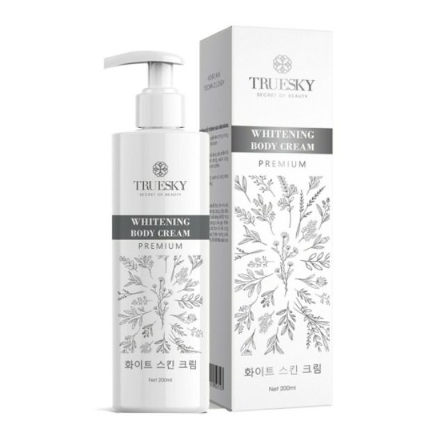 Kem ủ trắng da body Truesky Dạng Vòi Nhấn Whitening Body Cream