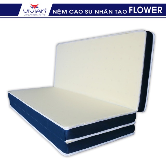 Nệm cao su nhân tạo Vivian FLOWER Gấp 3