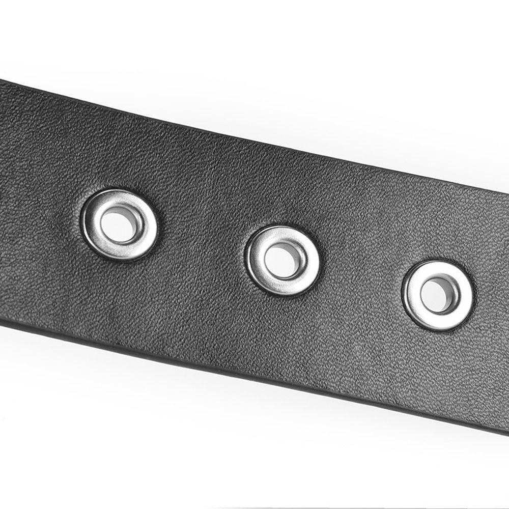 WMES15H Thắt Lưng Da Pu Đính Đinh Tán Phong Cách Goth Cá Tính Cho Nữ