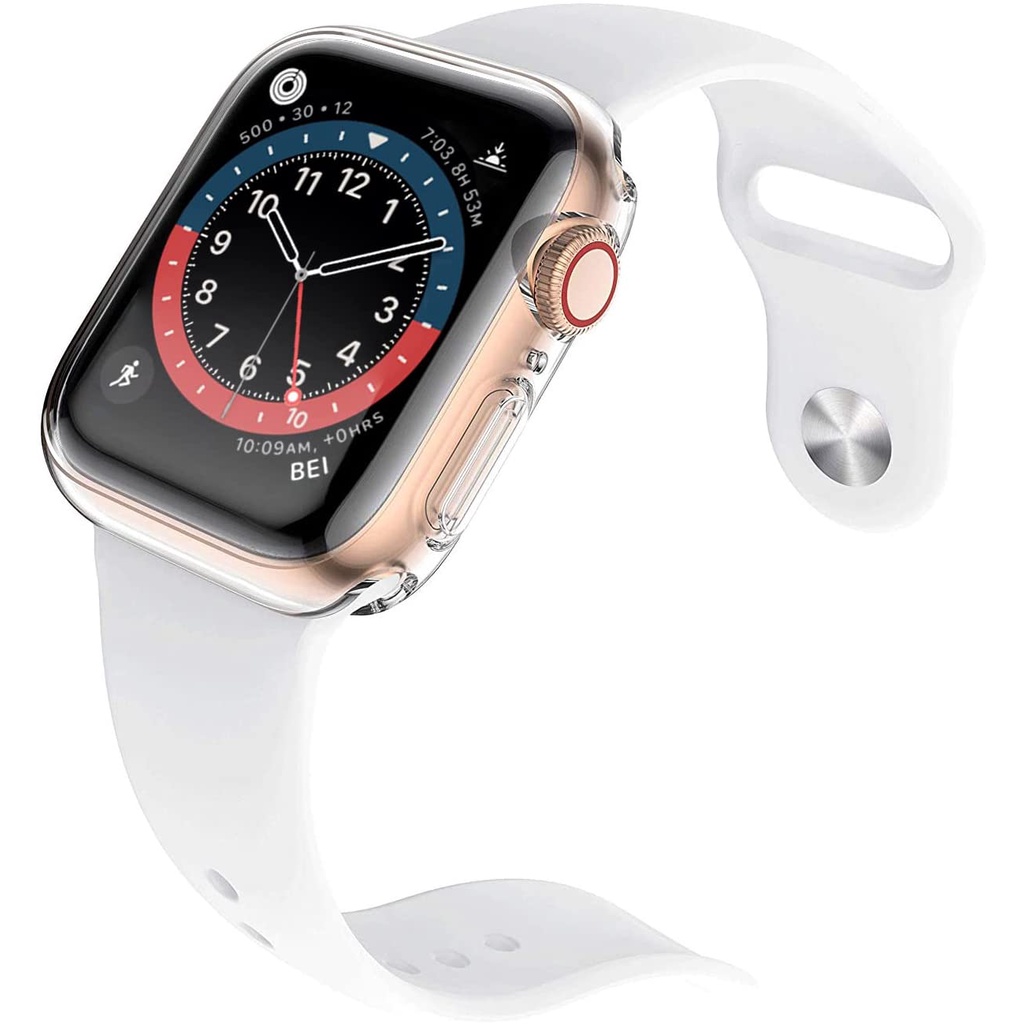Ốp Trong Suốt Bảo Vệ Màn Hình Đồng Hồ Thông Minh Apple Watch Series 7 6/SE/ 5/4/3 40mm 45 42 41 38